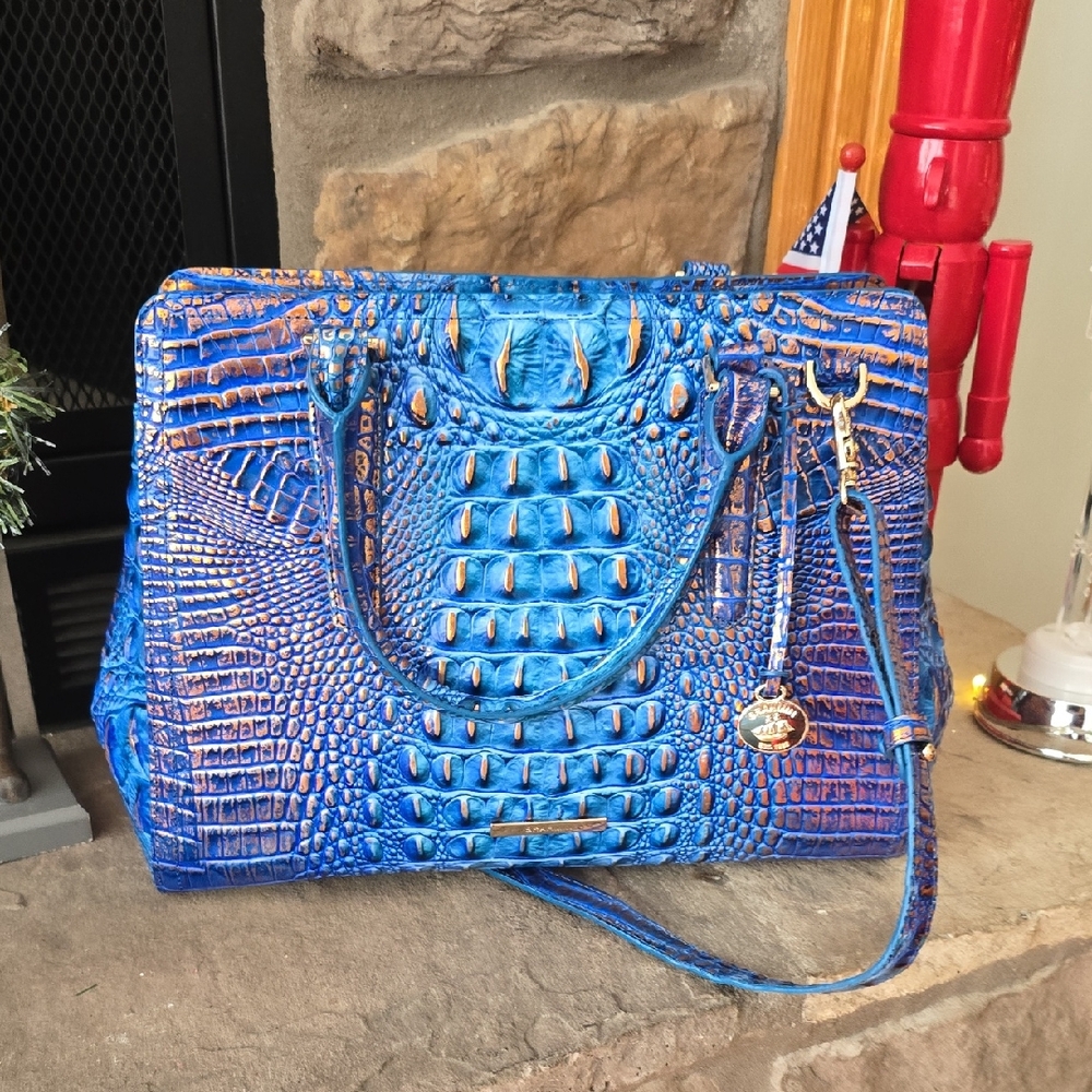 Brahmin Small Finley Deep Azure EUC